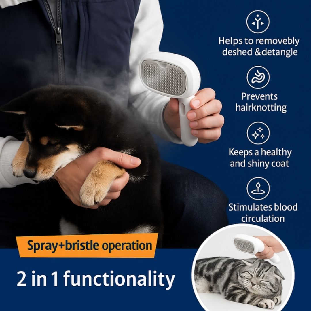 Norvo™ Pet Brush + Bathing Solution