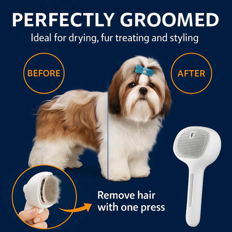 Norvo™ Pet Brush + Bathing Solution