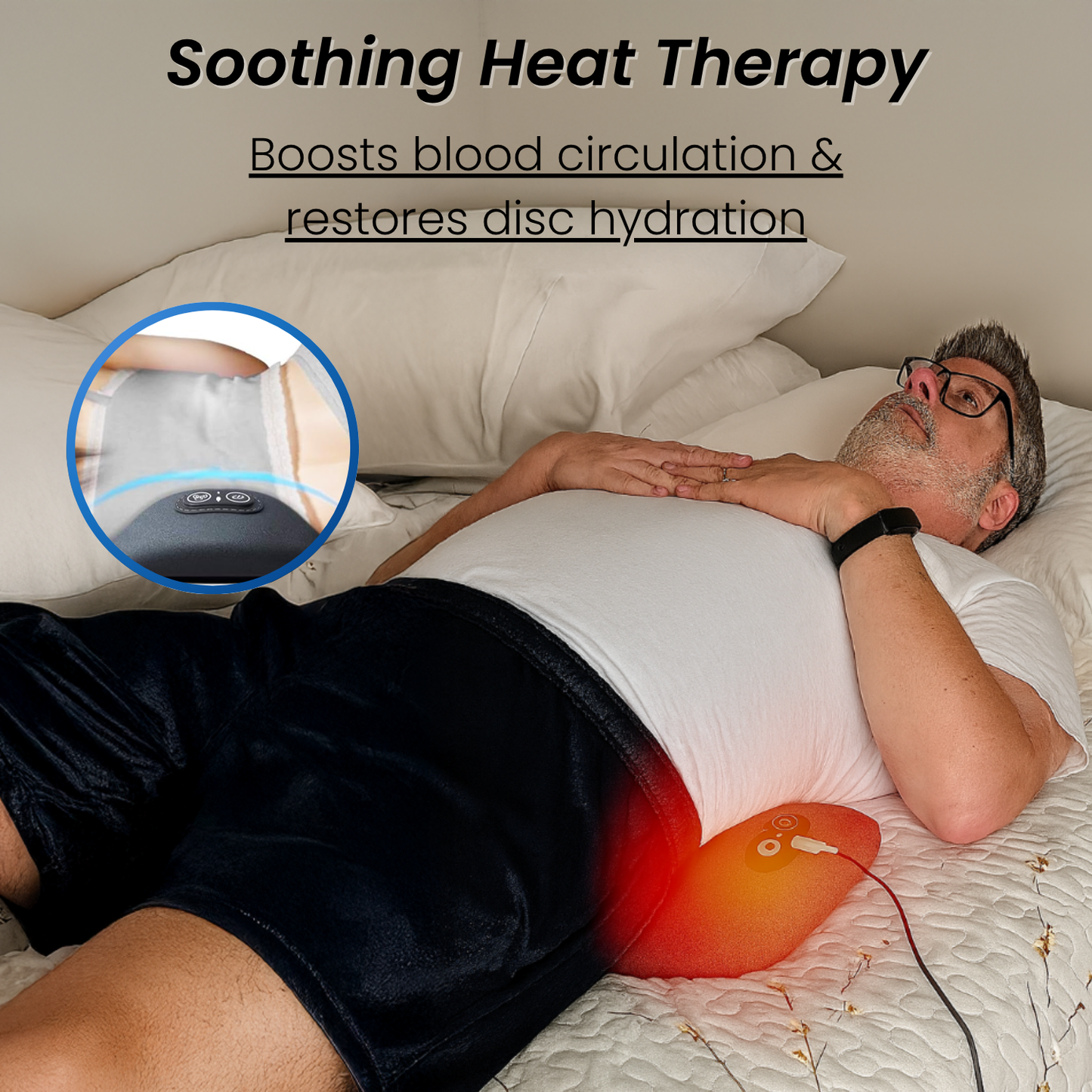 Norvo™ 3-in-1 Smart Pillow for Back Pain Relief