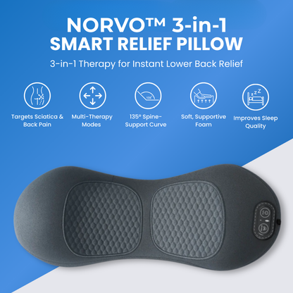 Norvo™ 3-in-1 Smart Pillow for Back Pain Relief
